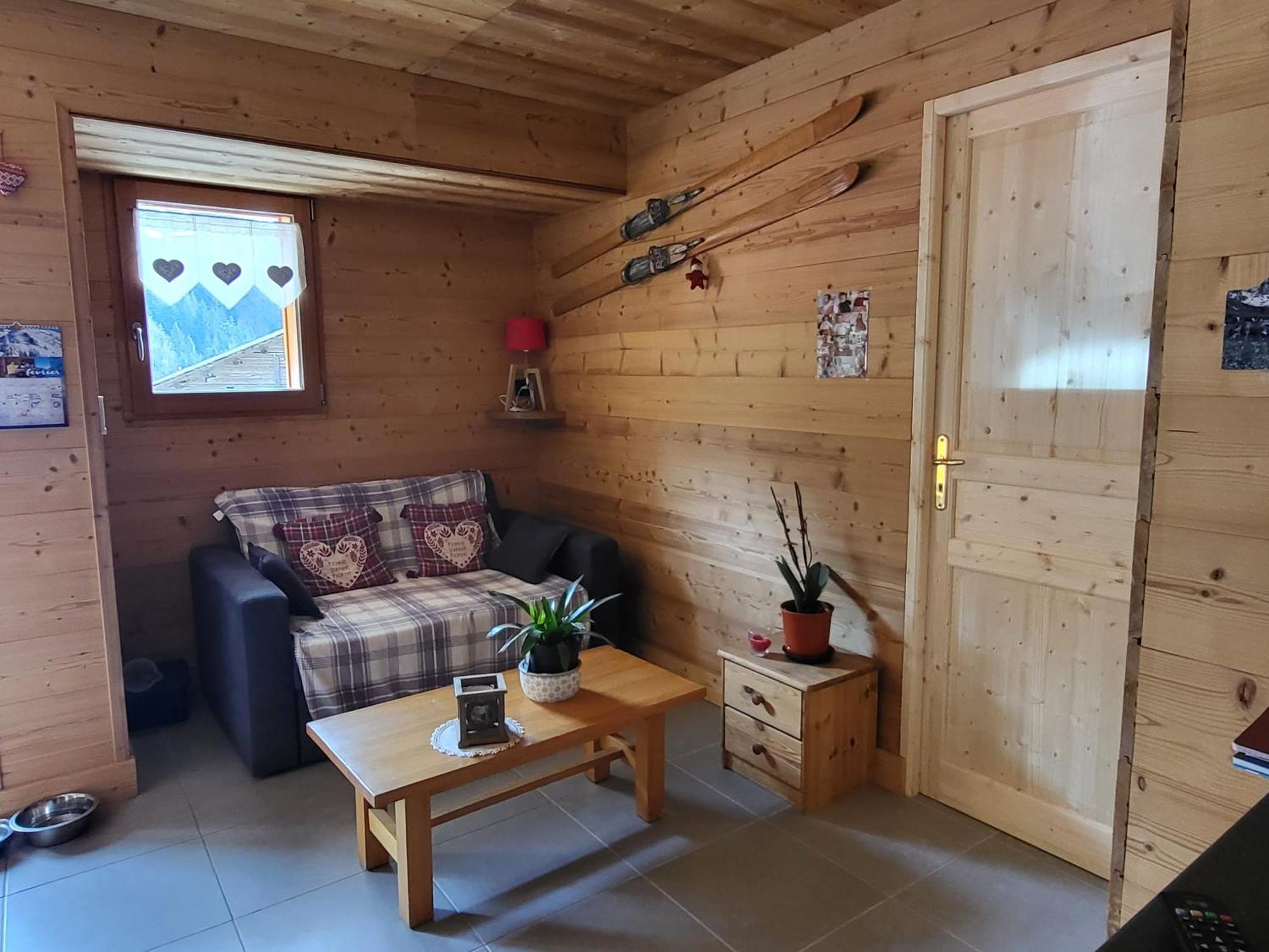 לה גראן-בורנו Appartement Cosy Face Aux Aravis מראה חיצוני תמונה